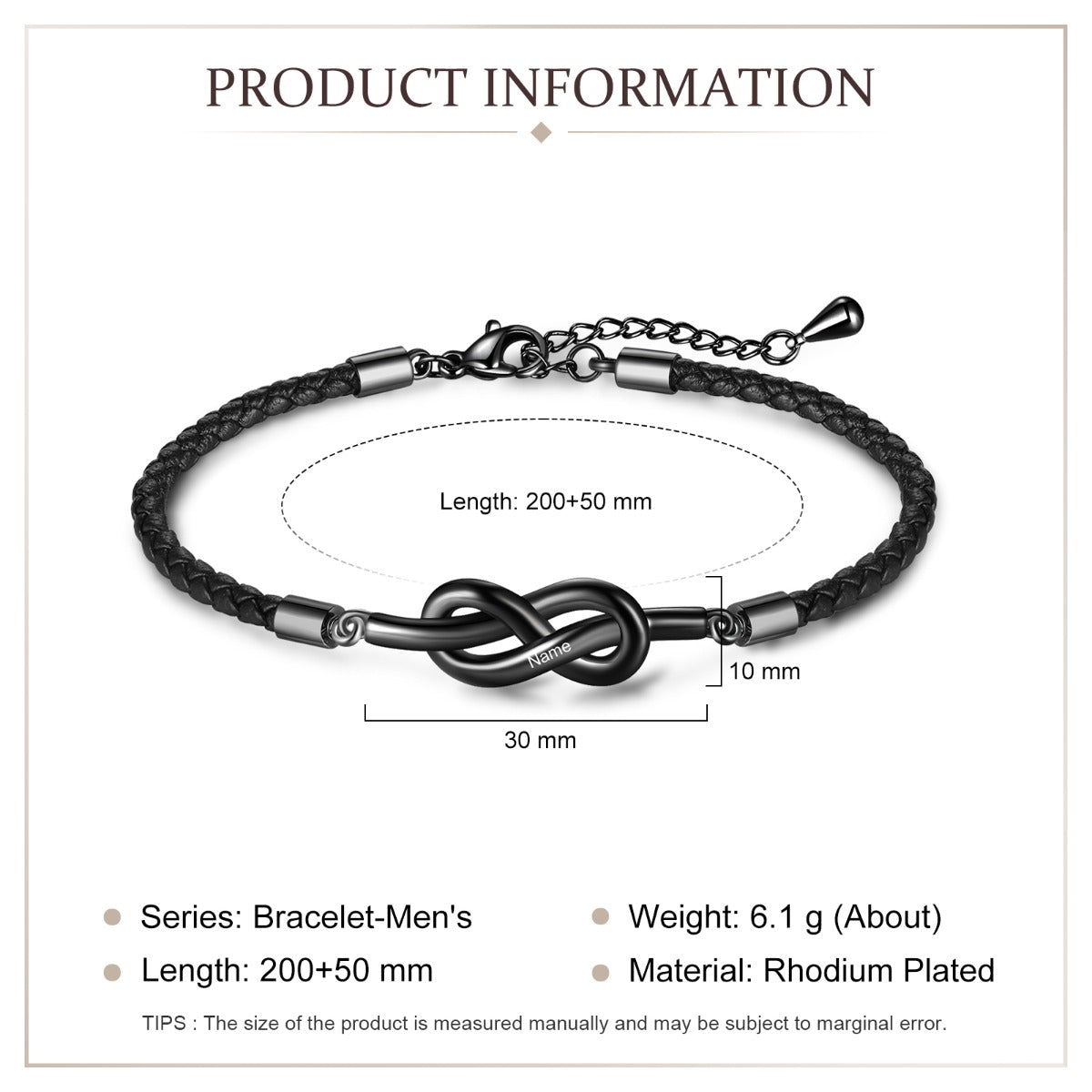 Personalized Couple Bracelet