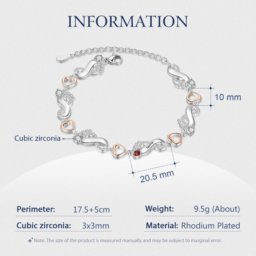 Rhodium Plated Feet Bracelet