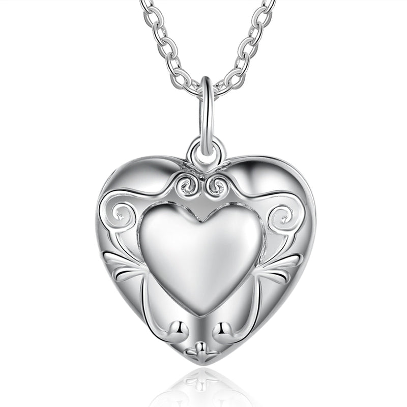 Custom Heart Photo Necklace