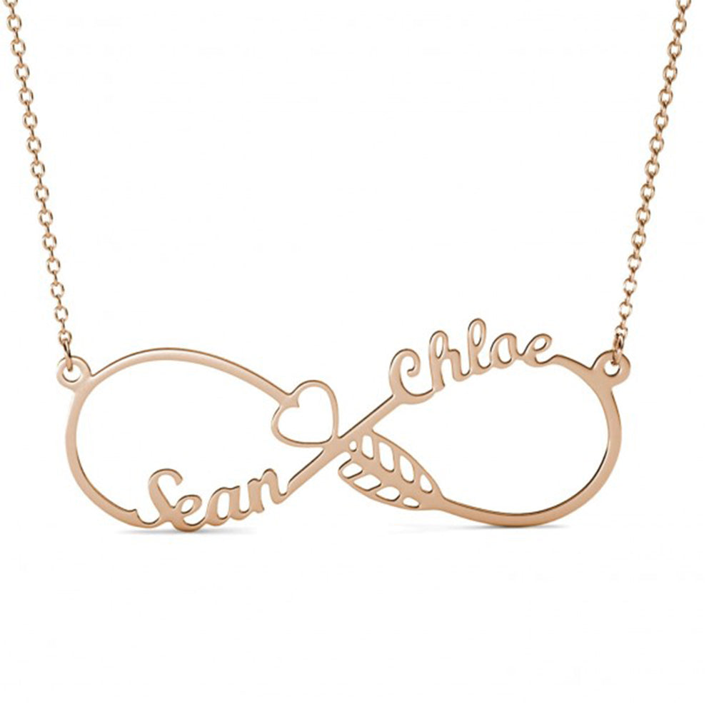 Custom Infinity Name Necklace