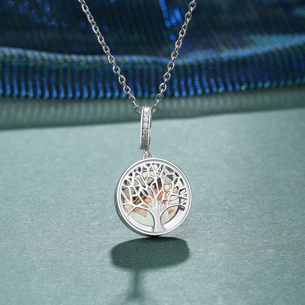 Personalized Sterling Silver Photo Necklace