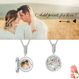 Personalized Sterling Silver Photo Necklace