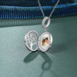 Personalized Sterling Silver Photo Necklace