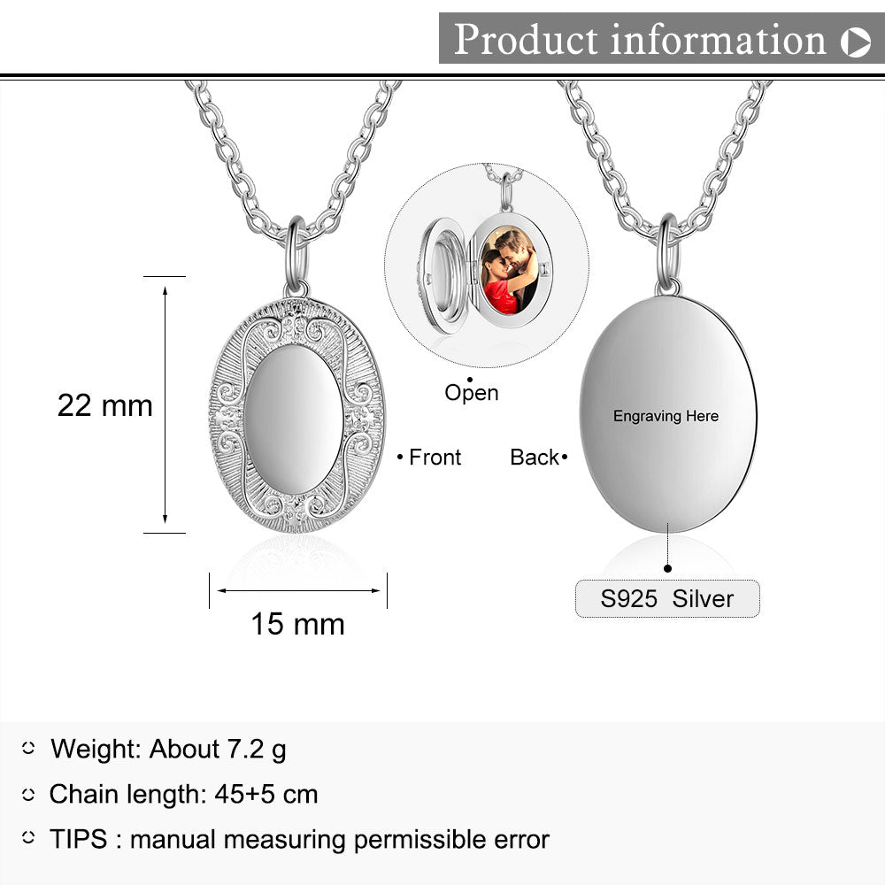 Custom Photo Necklace