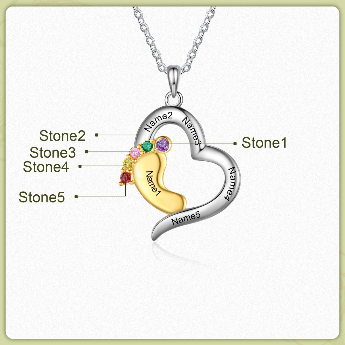 Custom Heart Necklace