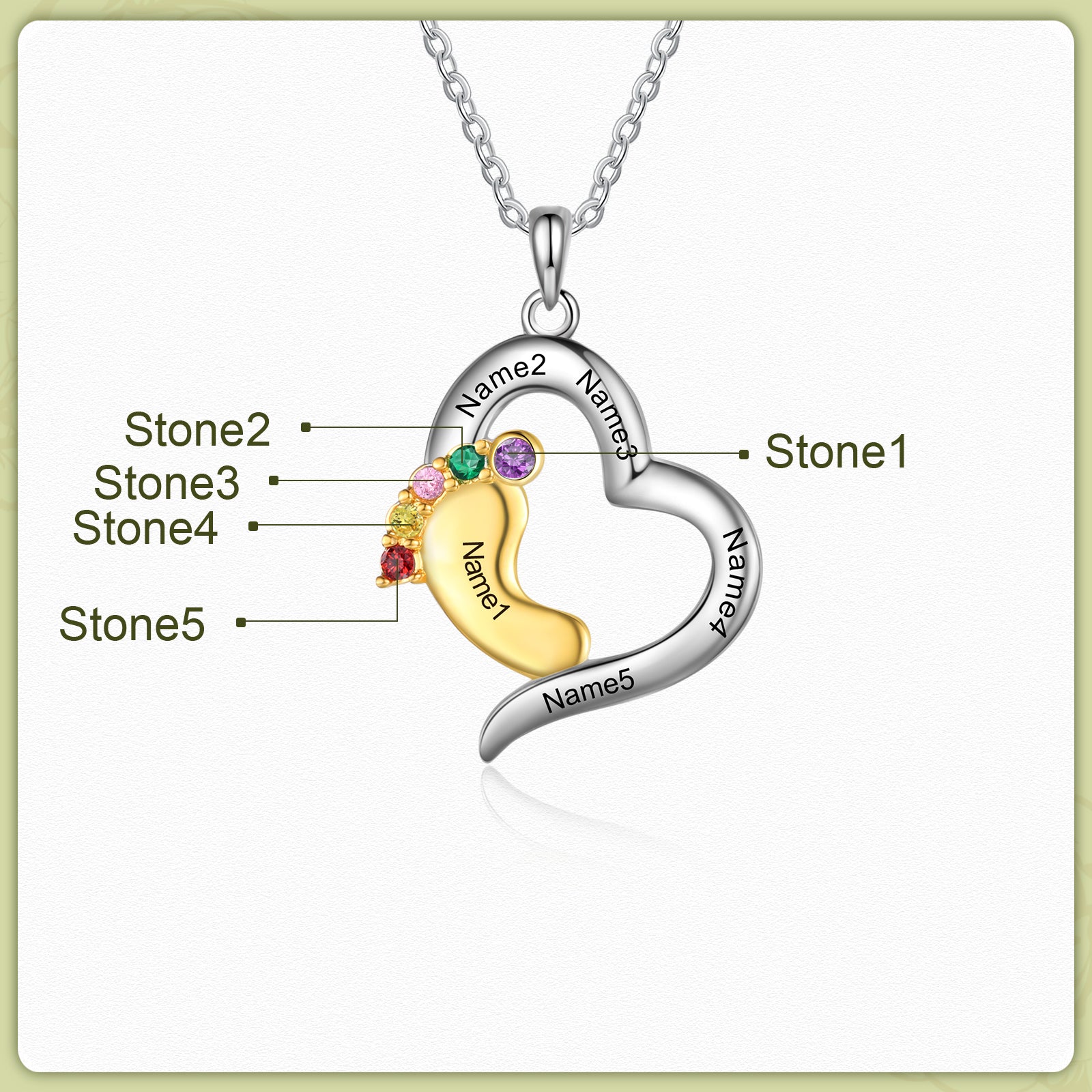 Custom Heart Necklace