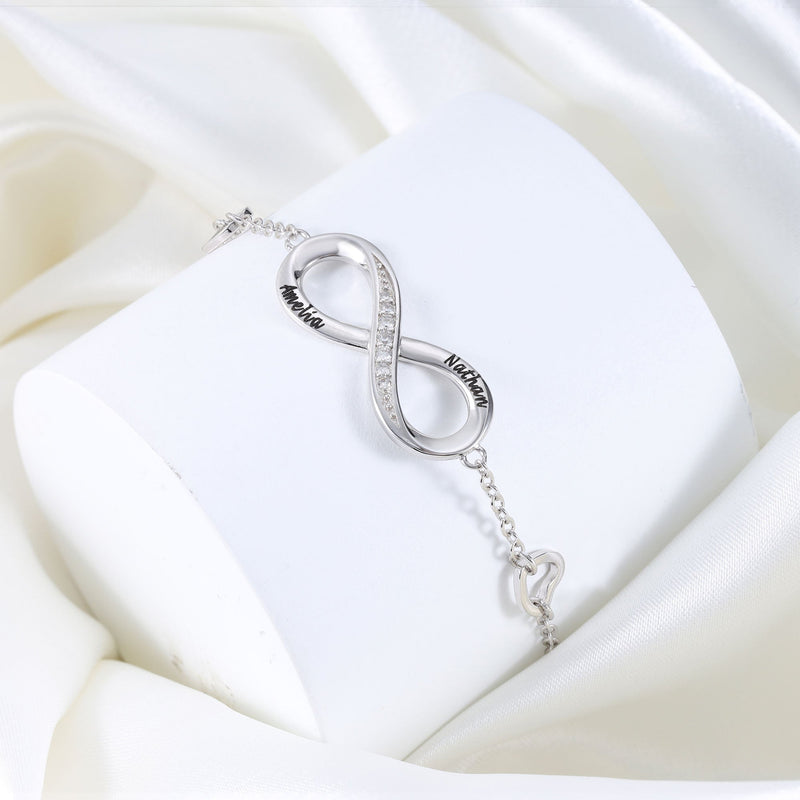 Custom Infinity Bracelet
