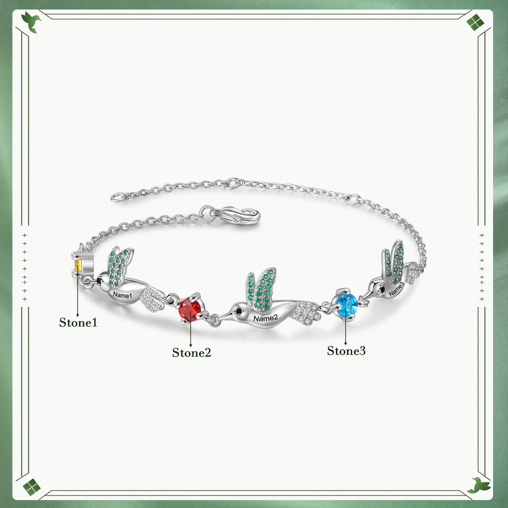 Custom Bird Bracelet