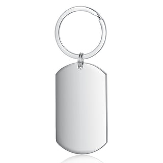 Personalized Stainless Steel Photo Keychain
