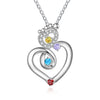 Custom Foot Heart Necklace