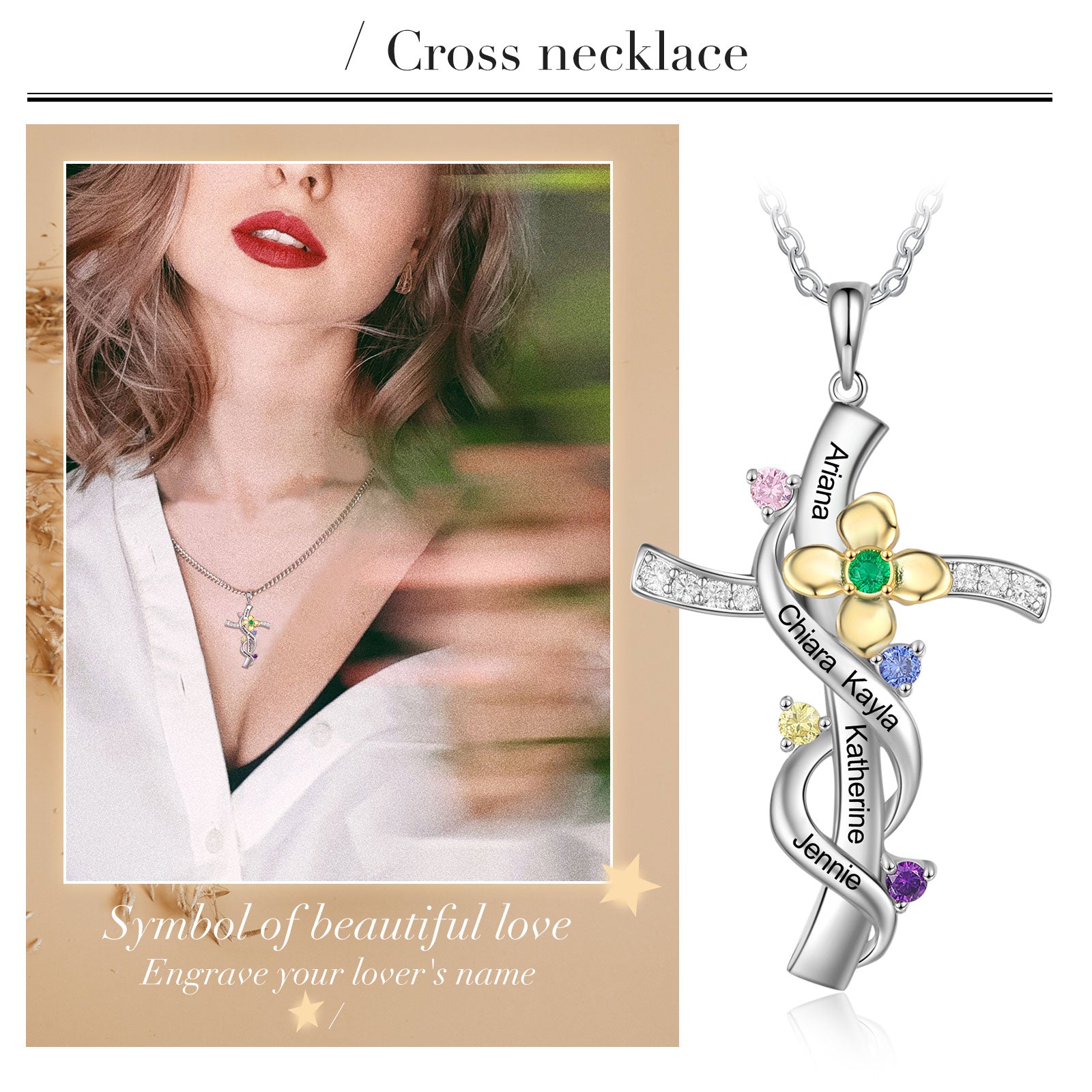 Custom Cross Necklace