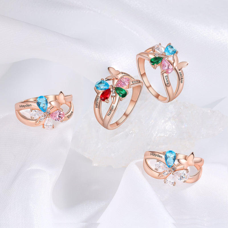 Custom Butterfly Ring