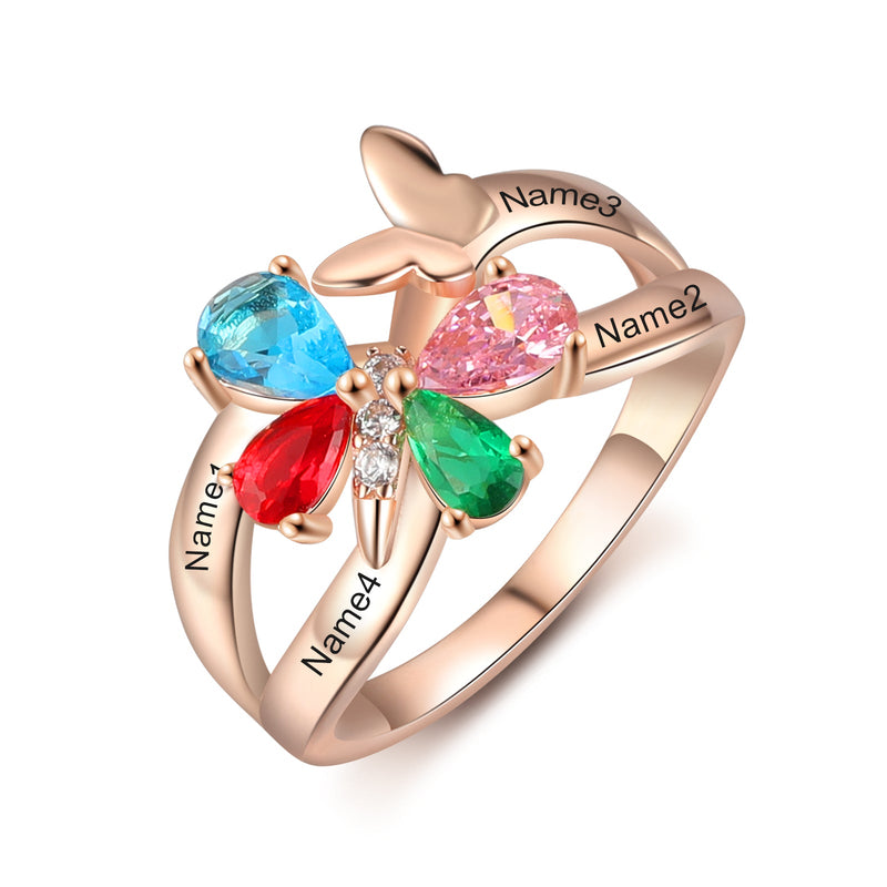 Custom Butterfly Ring