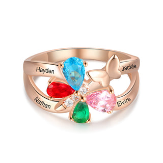 Custom Butterfly Ring