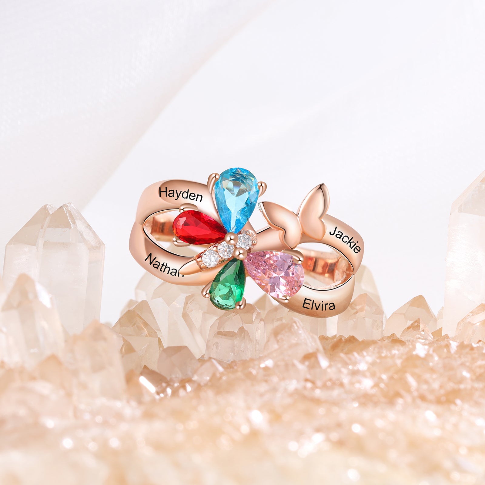 Custom Butterfly Ring