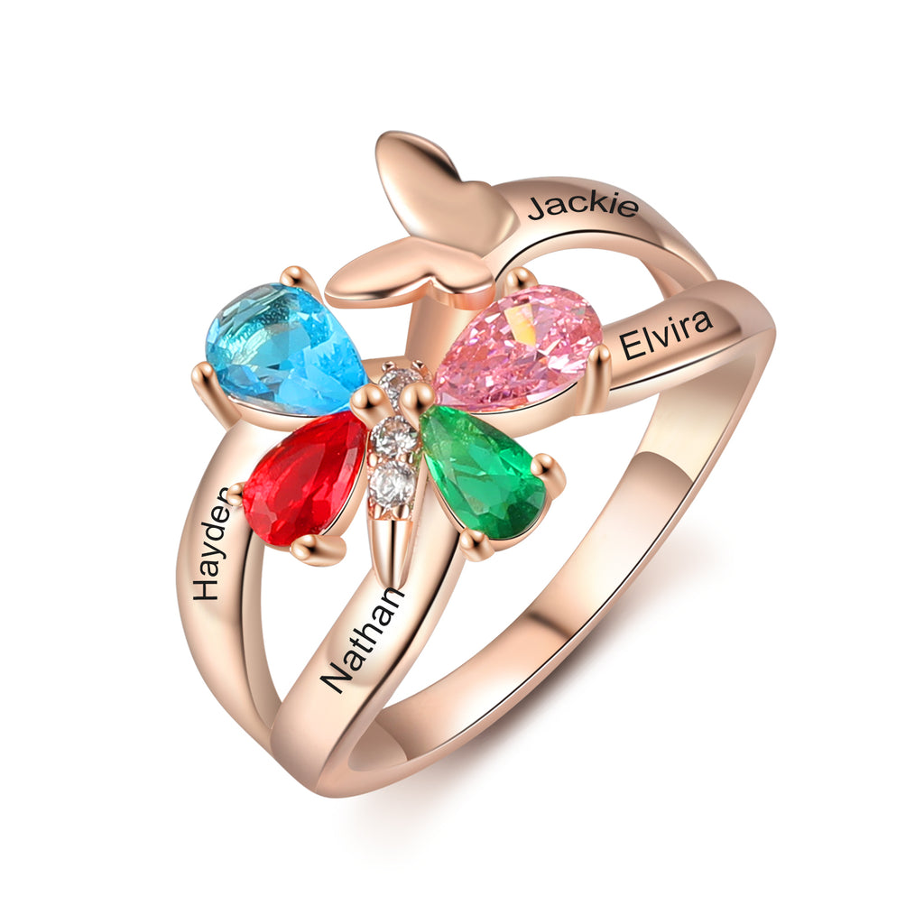 Custom Butterfly Ring