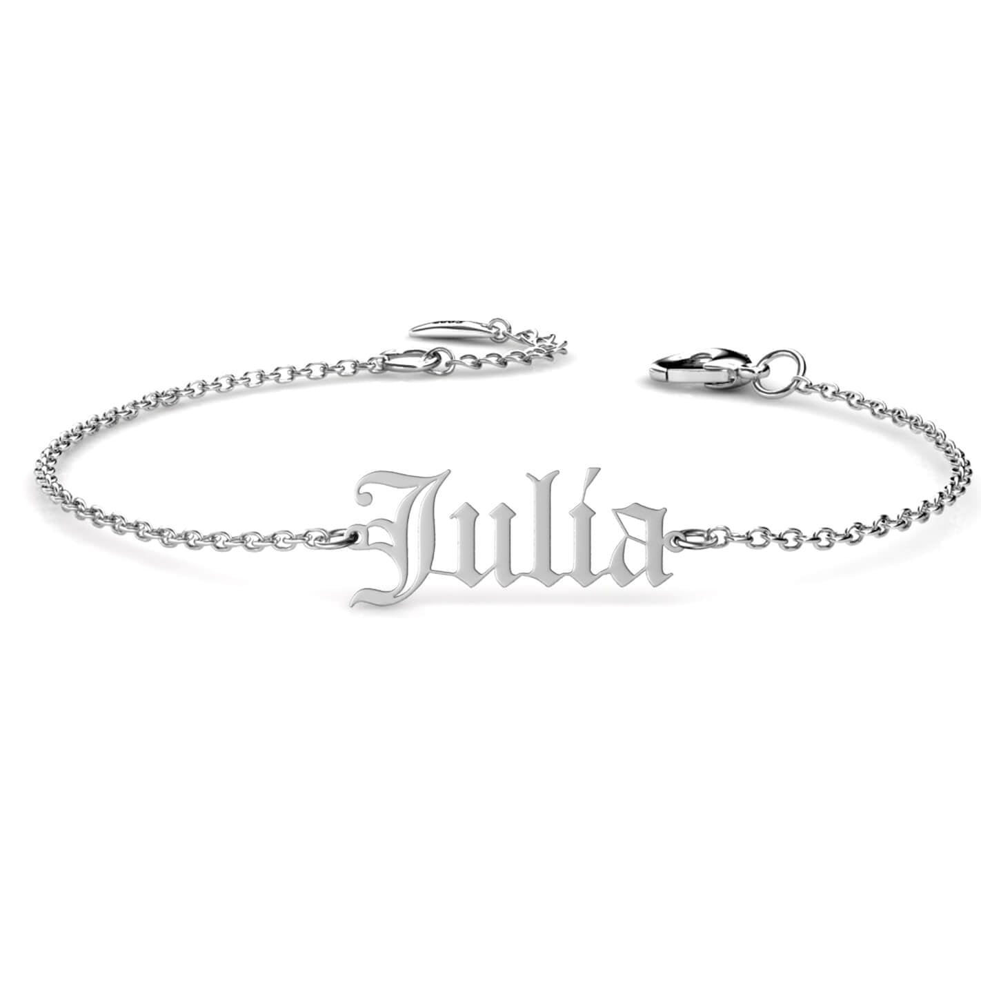 Personalized 925 Sterling Silver Bracelet
