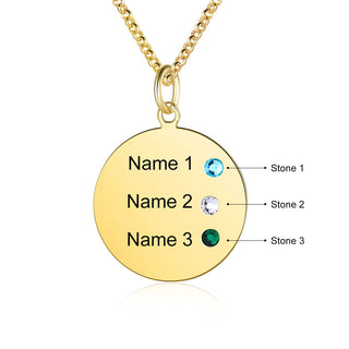 Custom Birthstone Necklace