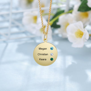 Custom Birthstone Necklace