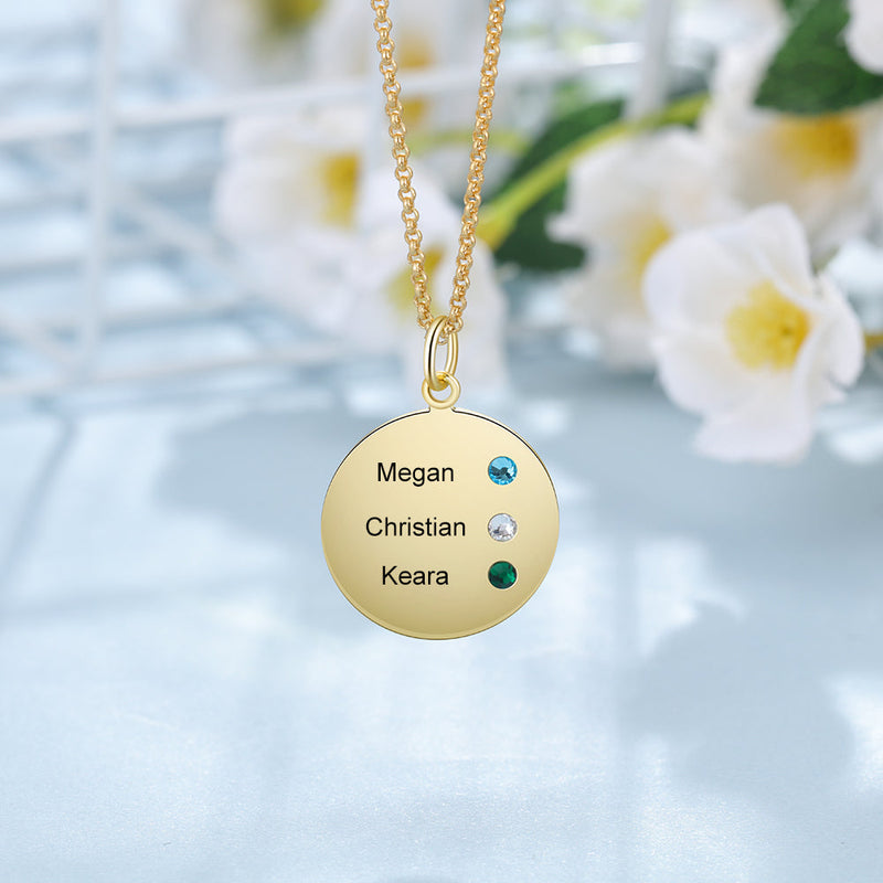 Custom Birthstone Necklace