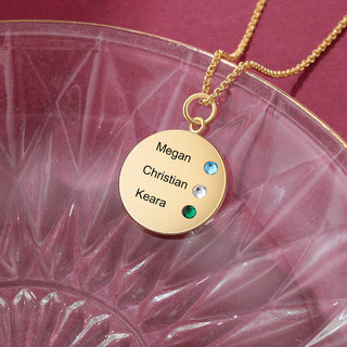 Custom Birthstone Necklace