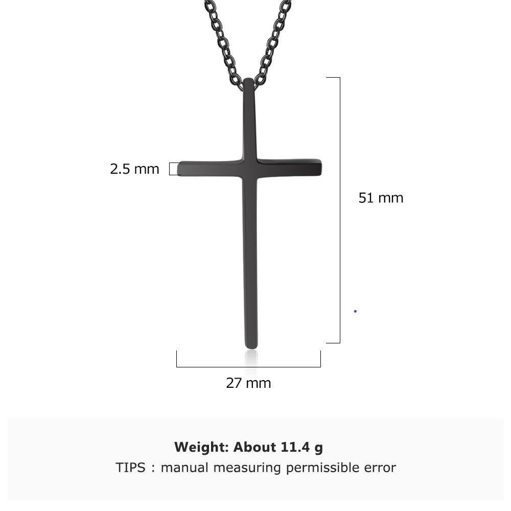 Stainless Steel Cross Necklace
