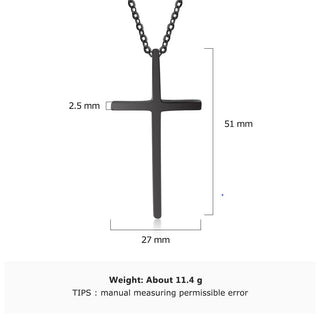 Stainless Steel Cross Necklace
