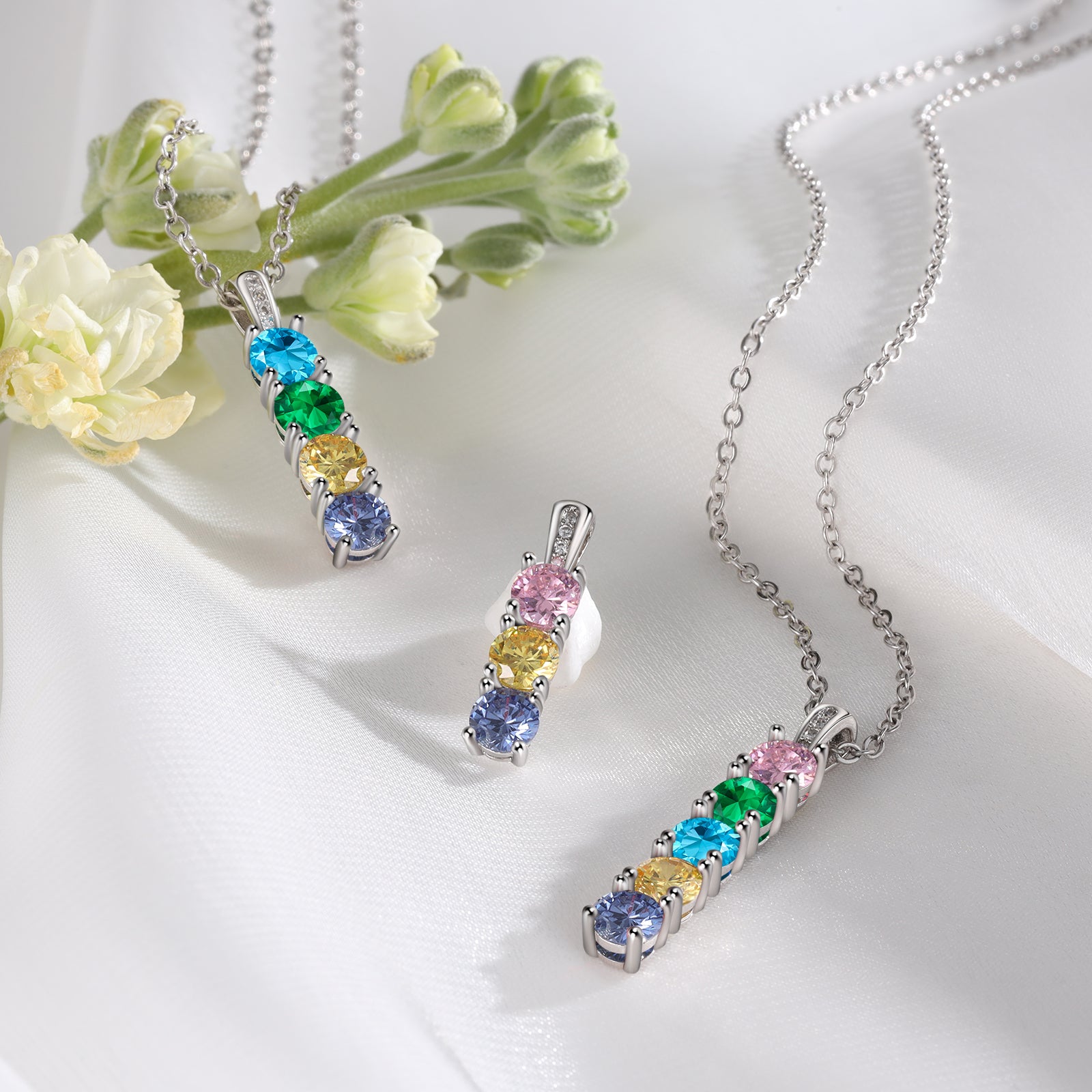 Personalized Birthstone Necklace