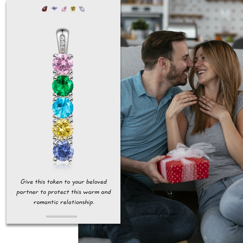 Personalized Birthstone Necklace