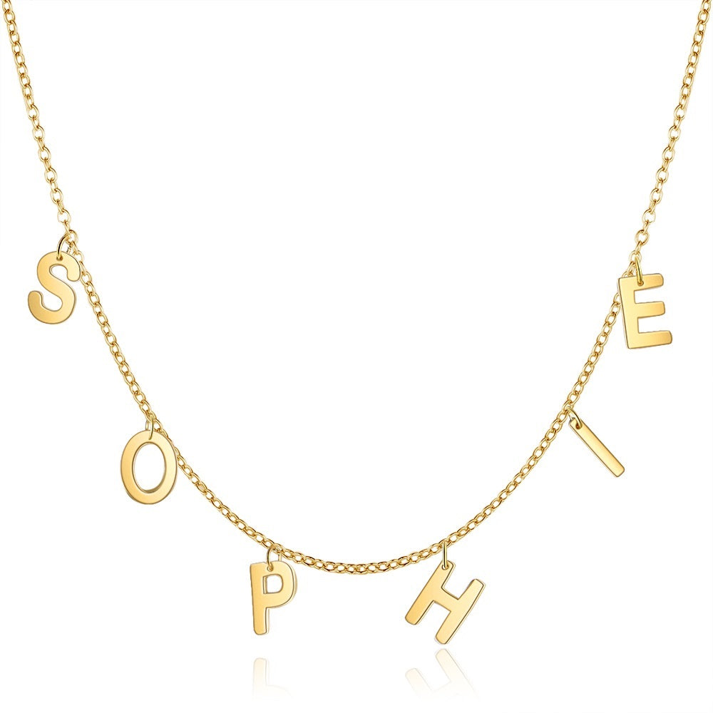 Custom Letter Necklace