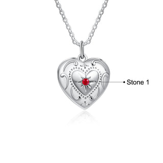 personalized Heart Photo Necklace
