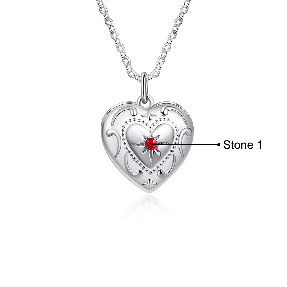 personalized Heart Photo Necklace