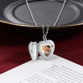 personalized Heart Photo Necklace