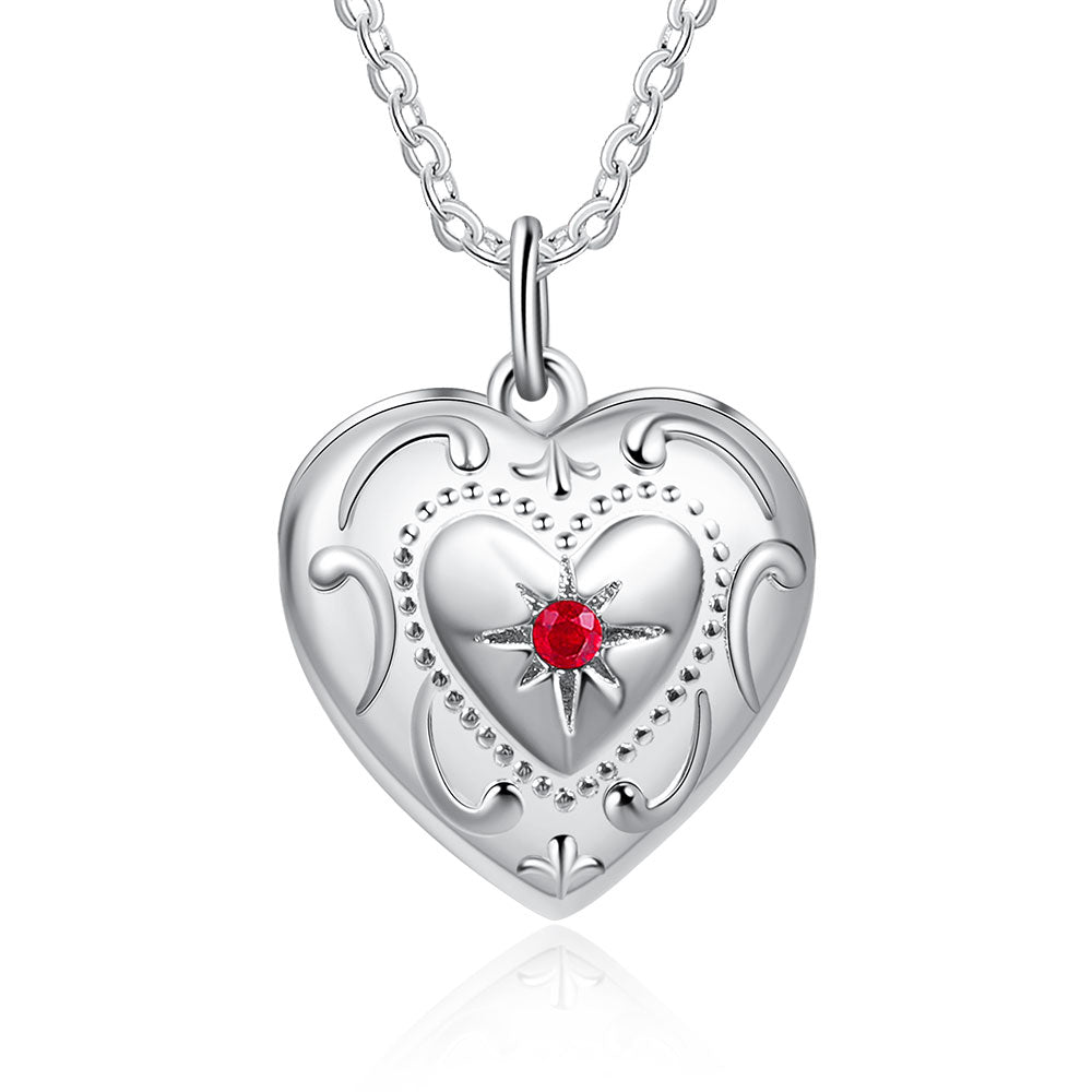 personalized Heart Photo Necklace
