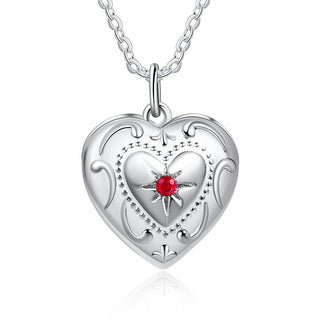 personalized Heart Photo Necklace
