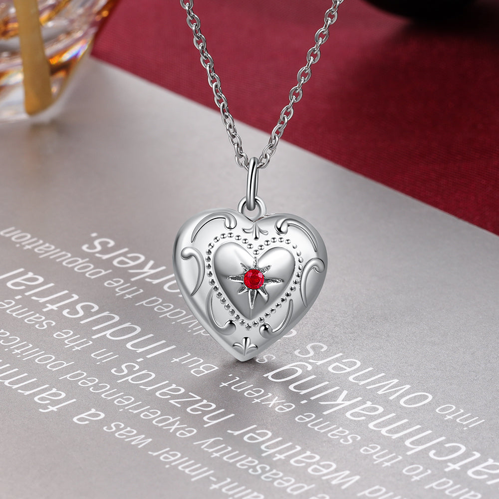 personalized Heart Photo Necklace
