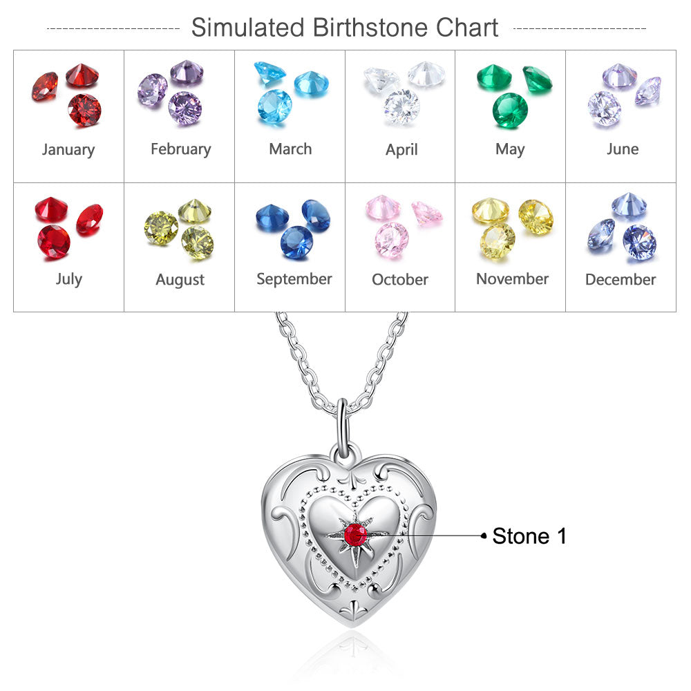 personalized Heart Photo Necklace