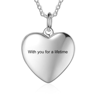 personalized Heart Photo Necklace