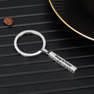 Personalized Stainless Steel Keychain