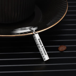 Personalized Stainless Steel Keychain