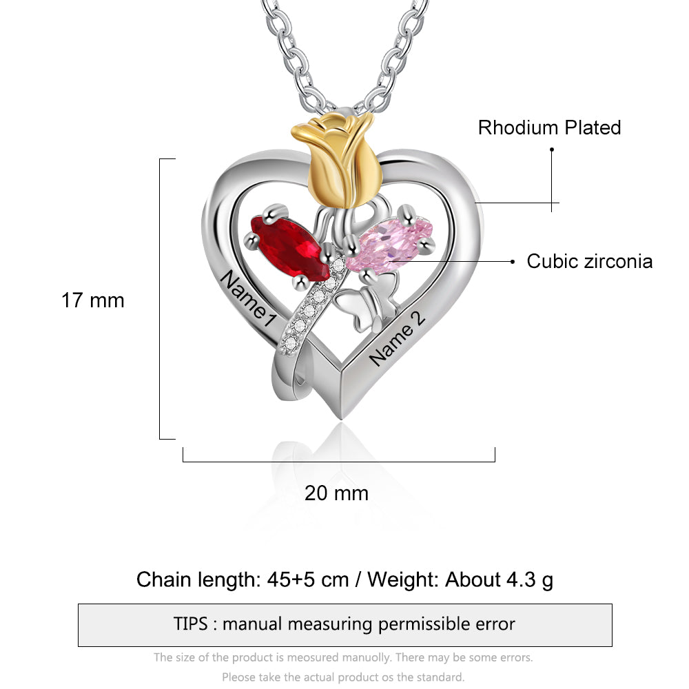 Custom Heart Necklace