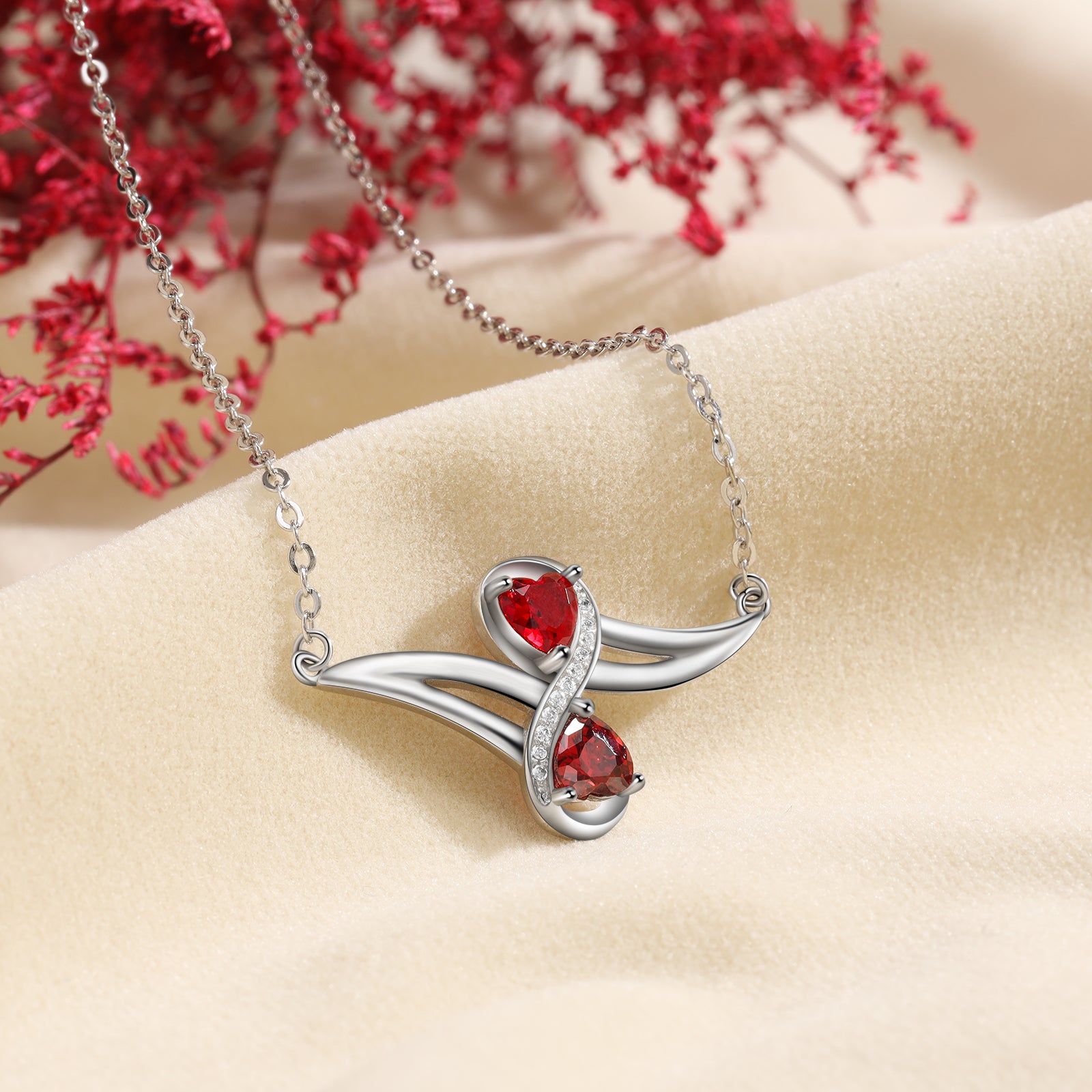 Custom Birthstone Necklace
