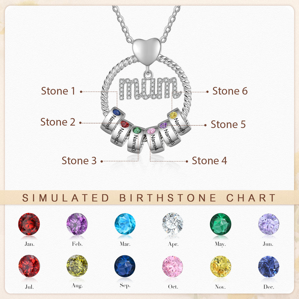 Mother's Gift Custom Mom Necklace