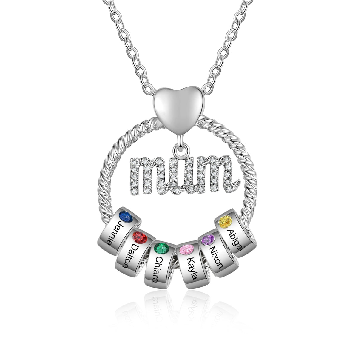 Mother's Gift Custom Mom Necklace