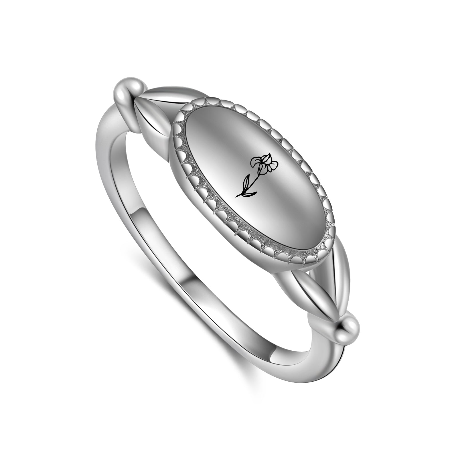 Custom Birthflower Ring
