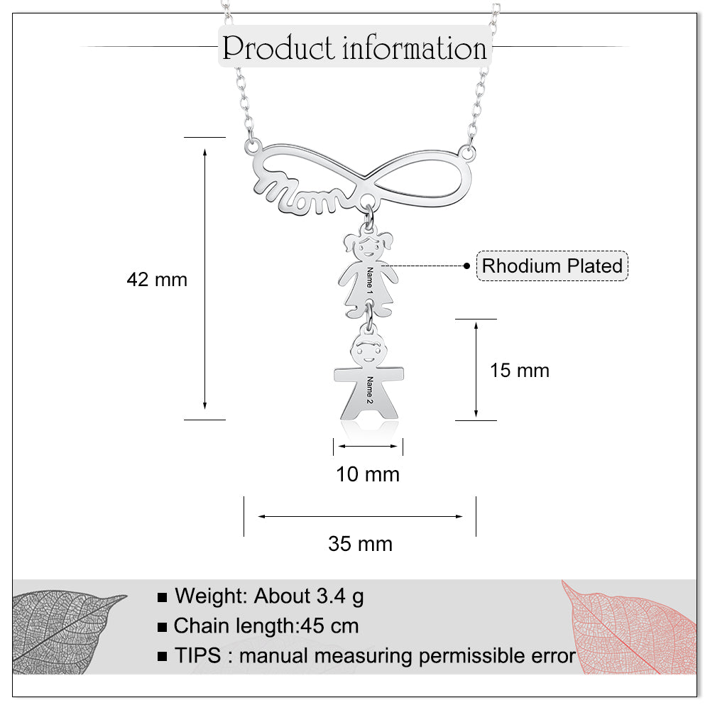 Best Product Personalized Rhodium Plated Necklace