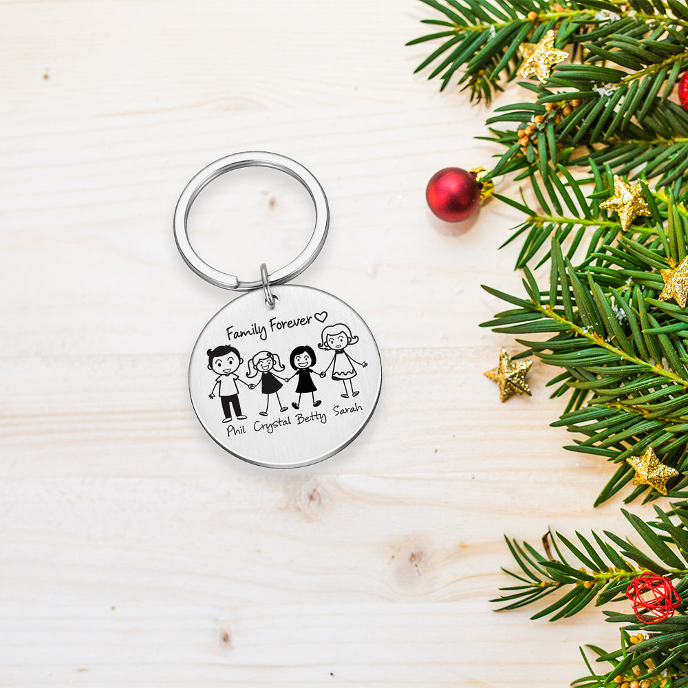 Custom Round Keychain