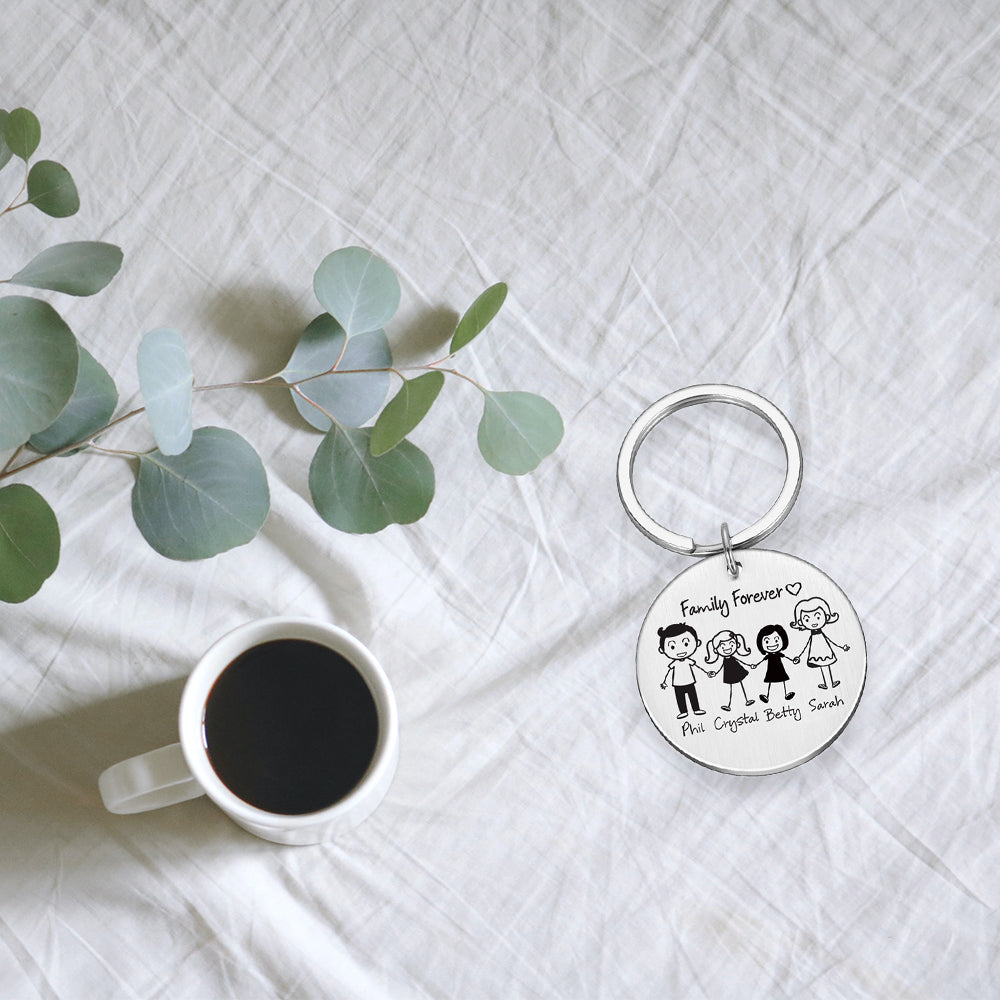 Custom Round Keychain