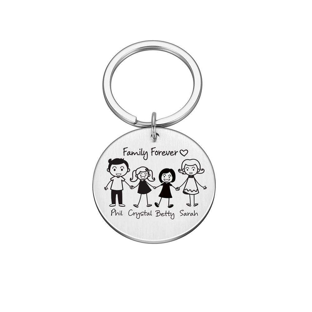Custom Round Keychain