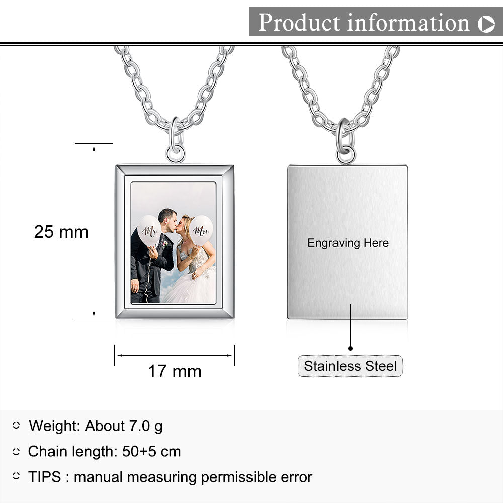 Custom Photo Necklace